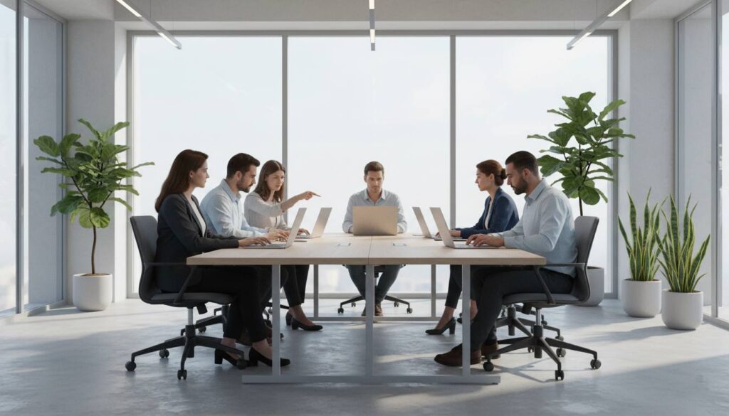 Kancelarija sa zaposlenima Sion Company