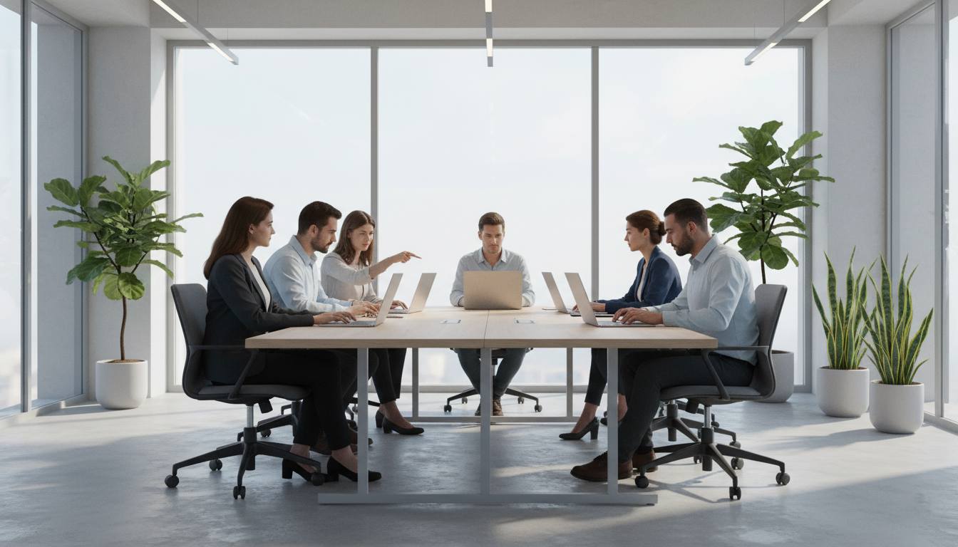 Kancelarija sa zaposlenima Sion Company